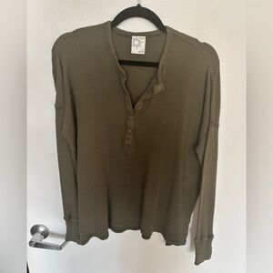 Green Aerie Henley
